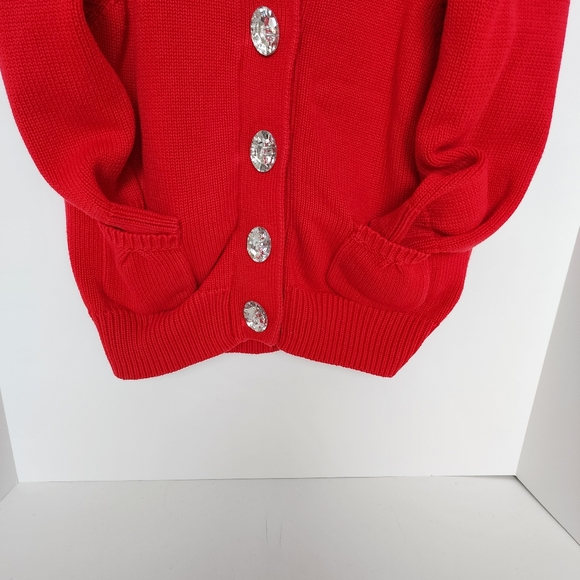 Red Sweater Holiday Christmas Valentine's - Picture 7 of 9